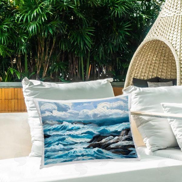 Stupell Industries Melissa Wang | Rough Sea Waves Splash