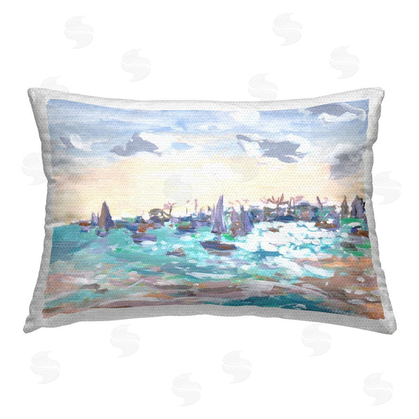Stupell Industries Melissa Wang | Sailboats In Rushing Waves