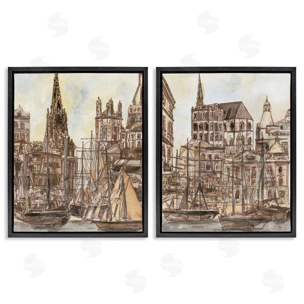 Stupell Industries Melissa Wang | Salted Remnants Pier Wall Art