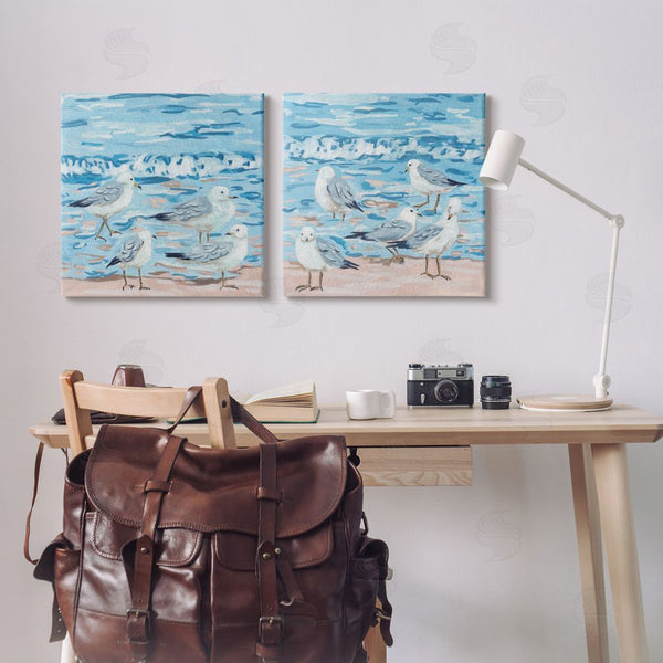 Stupell Industries Melissa Wang | Sandpipers On Shore Painting Wall Art