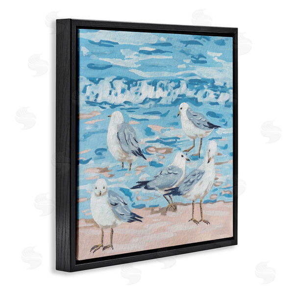 Stupell Industries Melissa Wang | Seagulls On Beach Shore Wall Art