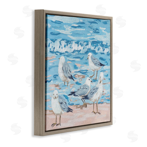 Stupell Industries Melissa Wang | Seagulls On Beach Shore Wall Art
