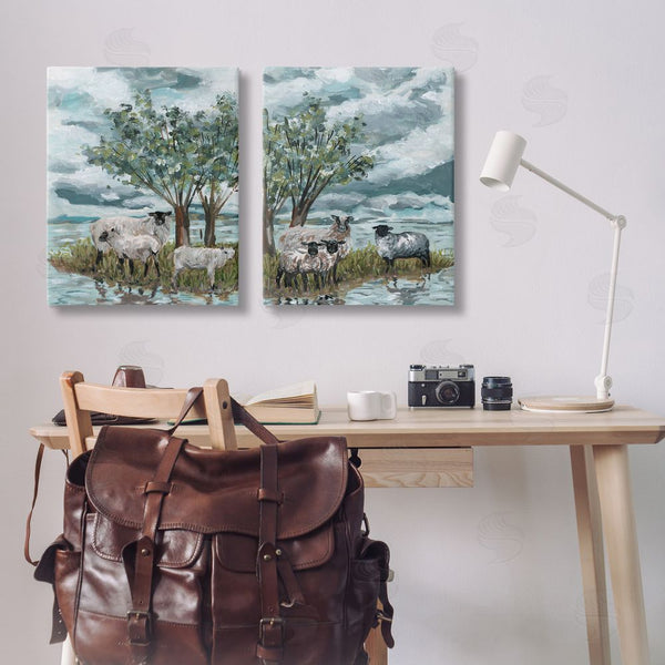 Stupell Industries Melissa Wang | Sheep In Field Wall Art