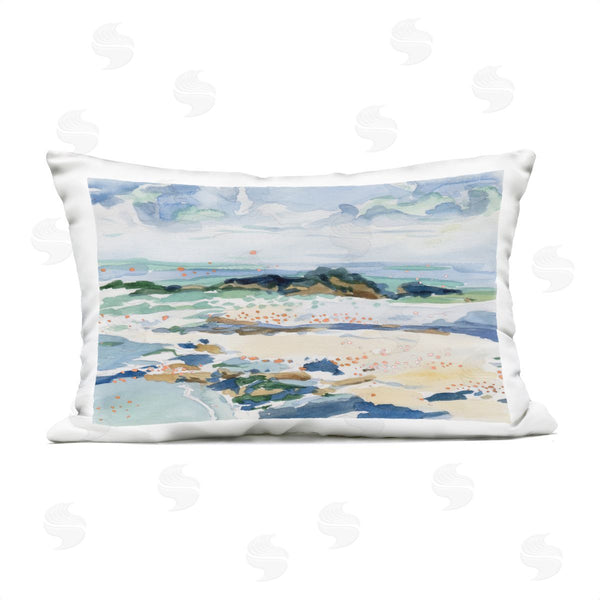 Stupell Industries Melissa Wang | Shoreline Dreams Abstraction Printed Throw Pillow