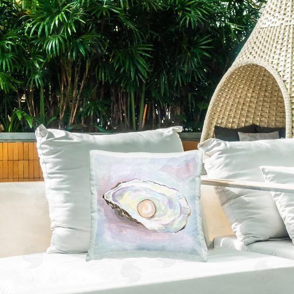 Stupell Industries Melissa Wang | Silent Opal Oyster Throw Pillow