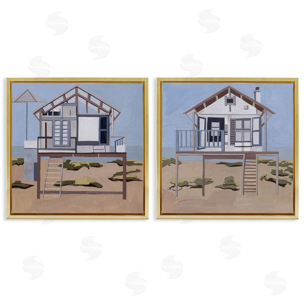 Stupell Industries Melissa Wang | Silent Shore Beach Houses