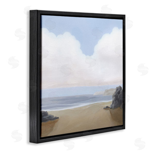 Stupell Industries Melissa Wang | Soft Clouds Over Beach