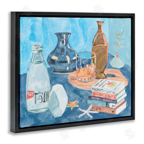 Stupell Industries Melissa Wang | Still Life With Book Stack Wall Art