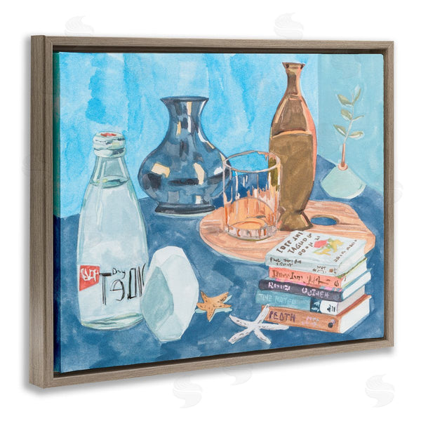 Stupell Industries Melissa Wang | Still Life With Book Stack Wall Art