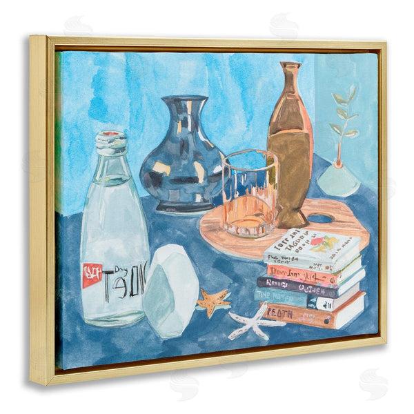 Stupell Industries Melissa Wang | Still Life With Book Stack Wall Art