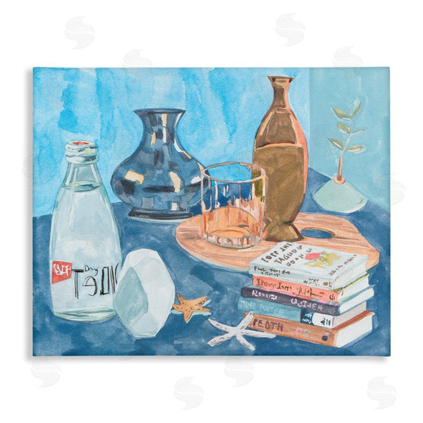 stupell industries Melissa Wang | Still Life with Book Stack Wall Art
