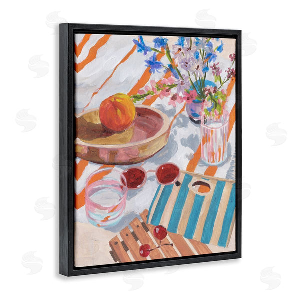 Stupell Industries Melissa Wang | Tangerine Tides Beach Blanket