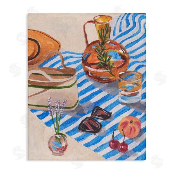 stupell industries Melissa Wang | Tangerine Tides Beach Picnic