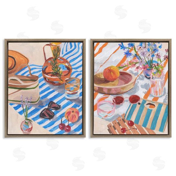 Stupell Industries Melissa Wang | Tangerine Tides Blanket