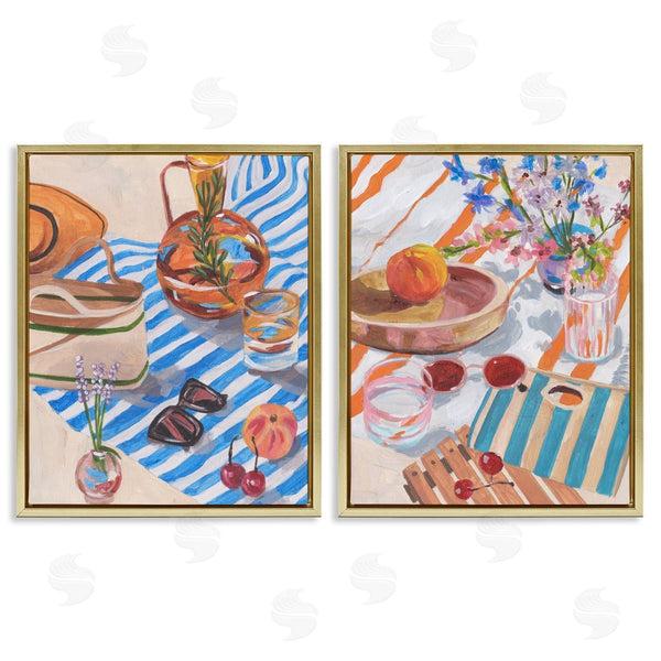 Stupell Industries Melissa Wang | Tangerine Tides Blanket