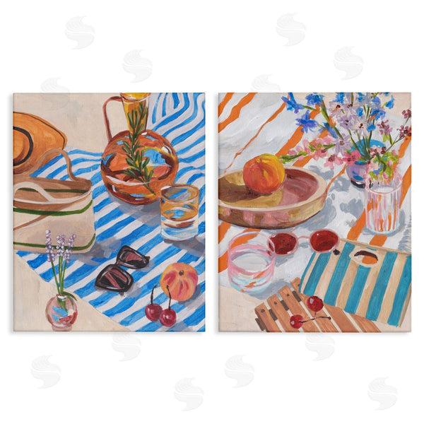 stupell industries Melissa Wang | Tangerine Tides Blanket