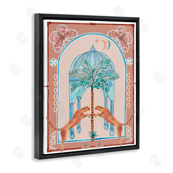 Stupell Industries Melissa Wang | Traditional Leopards And Palm Tree