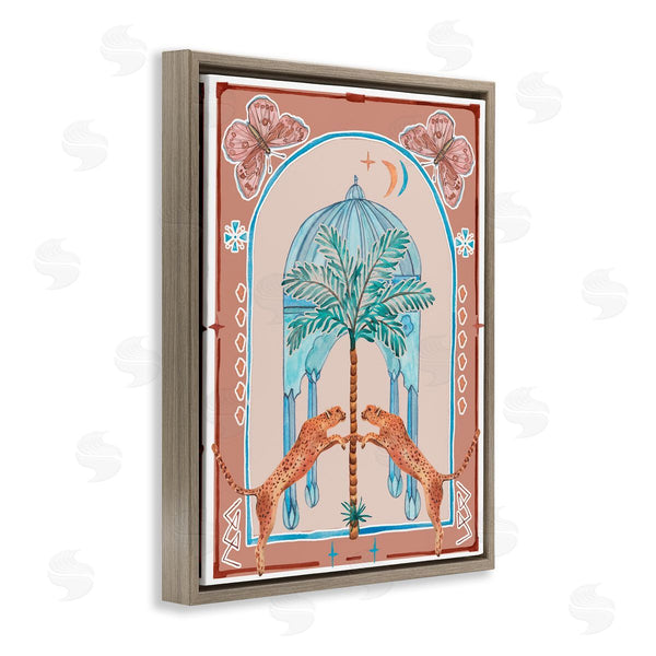 Stupell Industries Melissa Wang | Traditional Leopards And Palm Tree