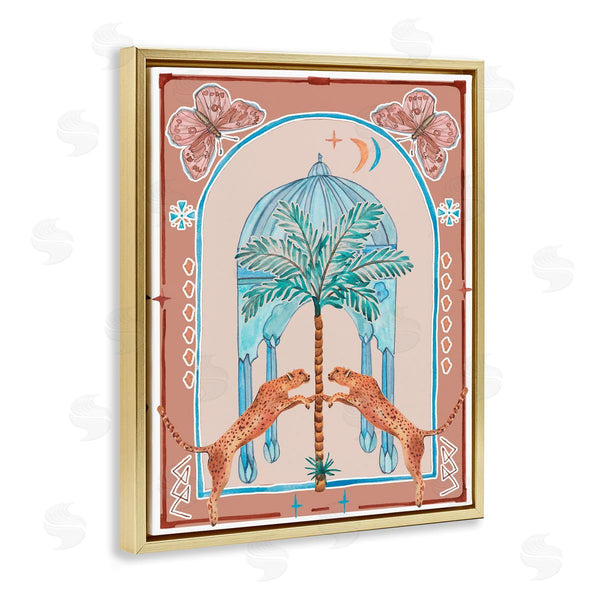 Stupell Industries Melissa Wang | Traditional Leopards And Palm Tree