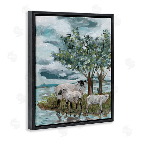 Stupell Industries Melissa Wang | Traditional Sheep Scene