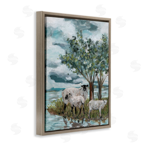 Stupell Industries Melissa Wang | Traditional Sheep Scene