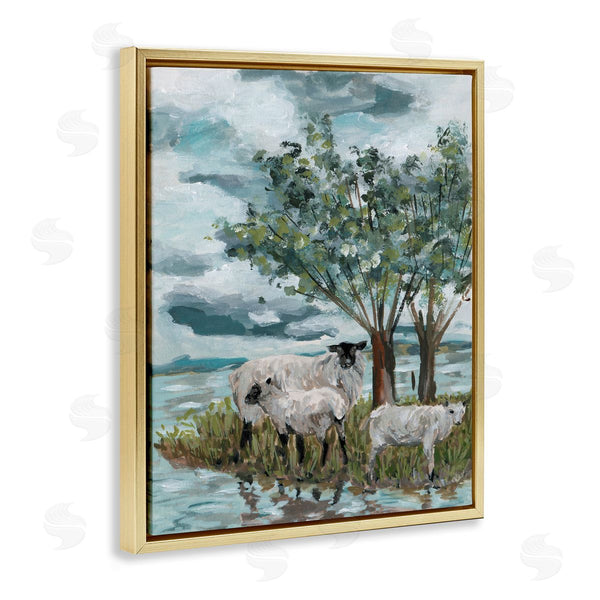 Stupell Industries Melissa Wang | Traditional Sheep Scene