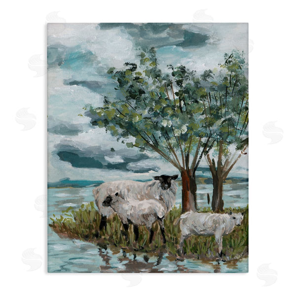 stupell industries Melissa Wang | Traditional Sheep Scene
