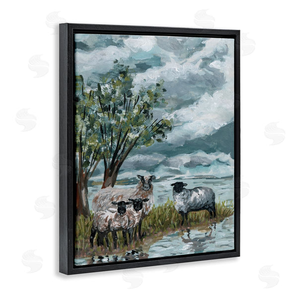 Stupell Industries Melissa Wang | Traditional Sheep View