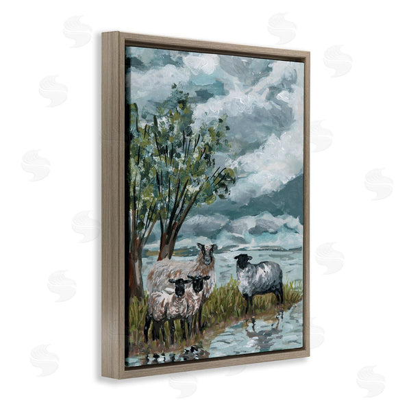 Stupell Industries Melissa Wang | Traditional Sheep View