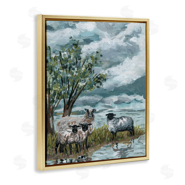 Stupell Industries Melissa Wang | Traditional Sheep View