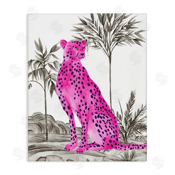 stupell industries Melissa Wang | Tropical Neon Leopard