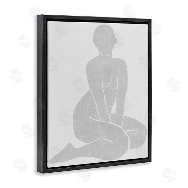 Stupell Industries Melissa Wang | Veiled Nude Contour