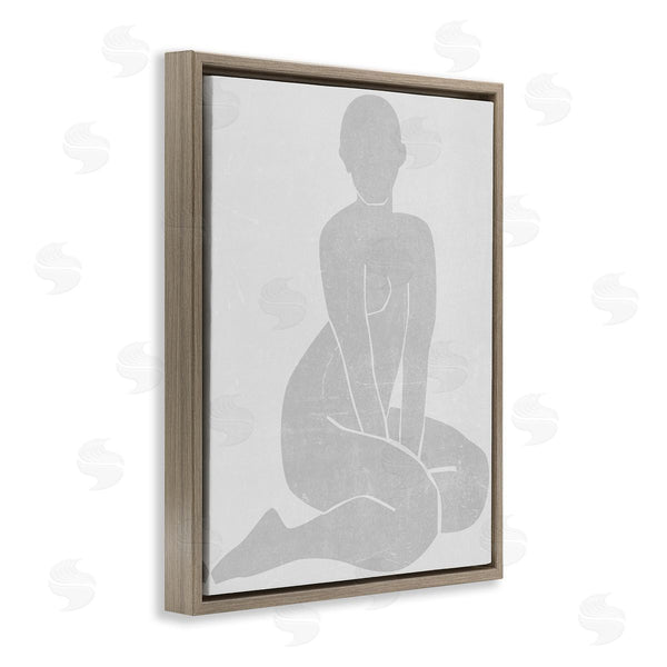 Stupell Industries Melissa Wang | Veiled Nude Contour
