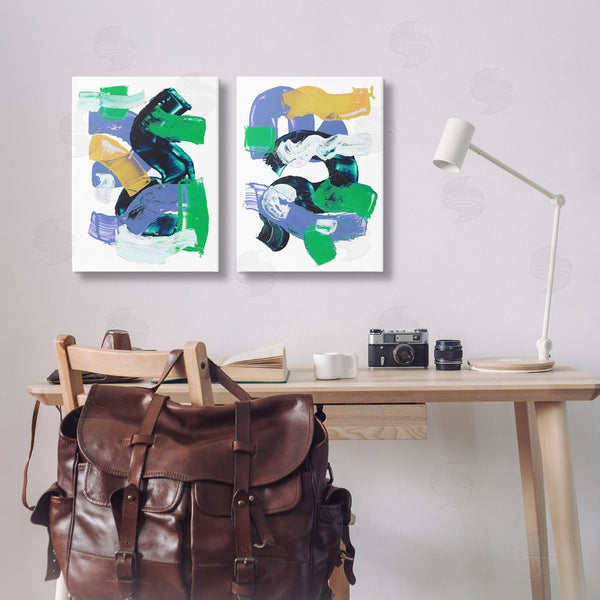 Stupell Industries Melissa Wang | Vibrant Abstract Tubes Wall Art