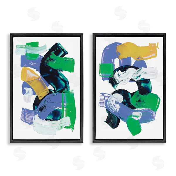 Stupell Industries Melissa Wang | Vibrant Abstract Tubes Wall Art