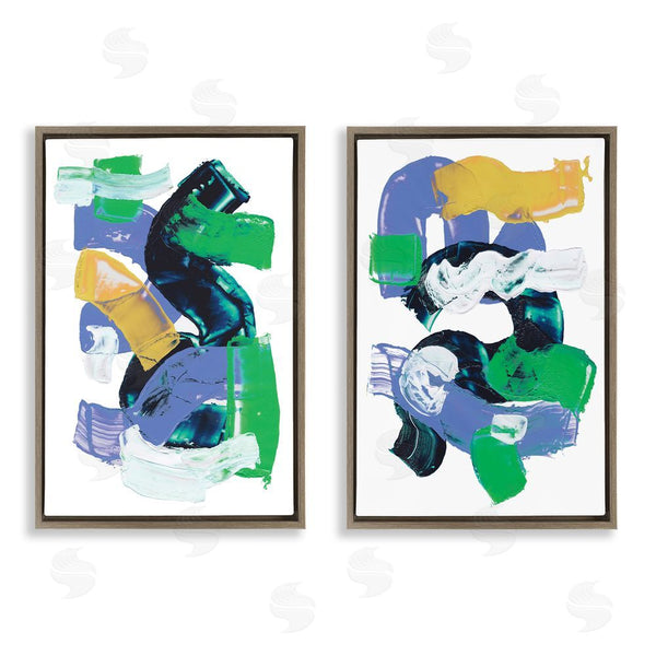 Stupell Industries Melissa Wang | Vibrant Abstract Tubes Wall Art