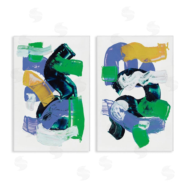 stupell industries Melissa Wang | Vibrant Abstract Tubes Wall Art