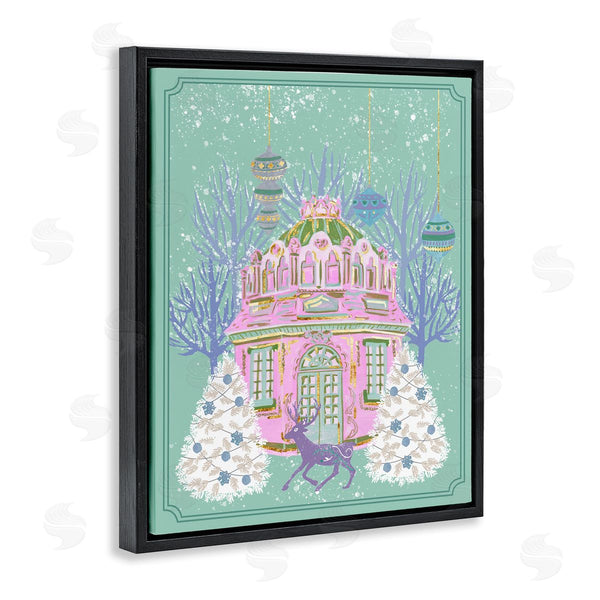 Stupell Industries Melissa Wang | Vintage Pastel Holiday Reindeer Wall Art
