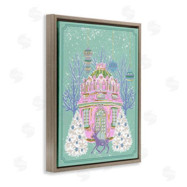 Stupell Industries Melissa Wang | Vintage Pastel Holiday Reindeer Wall Art