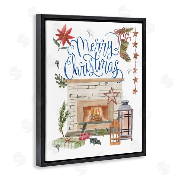 Stupell Industries Melissa Wang | Warm Winter Fireplace Wall Art