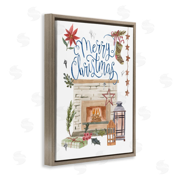 Stupell Industries Melissa Wang | Warm Winter Fireplace Wall Art