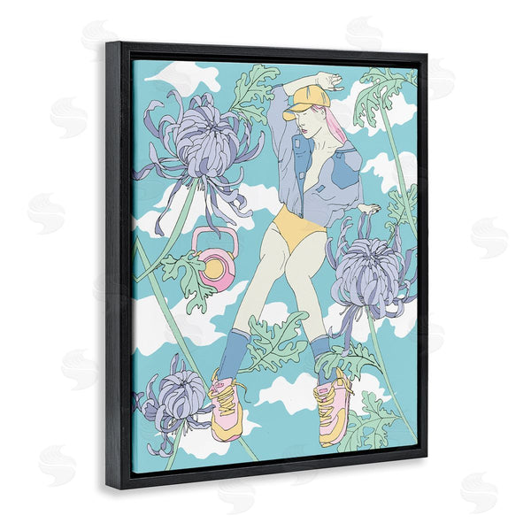 Stupell Industries Melissa Wang | Weight Trainer & Chrysanthemums