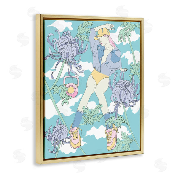 Stupell Industries Melissa Wang | Weight Trainer & Chrysanthemums