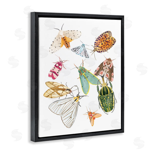 Stupell Industries Melissa Wang | Winged Insect Group Tropical Color Bugs Wall Art