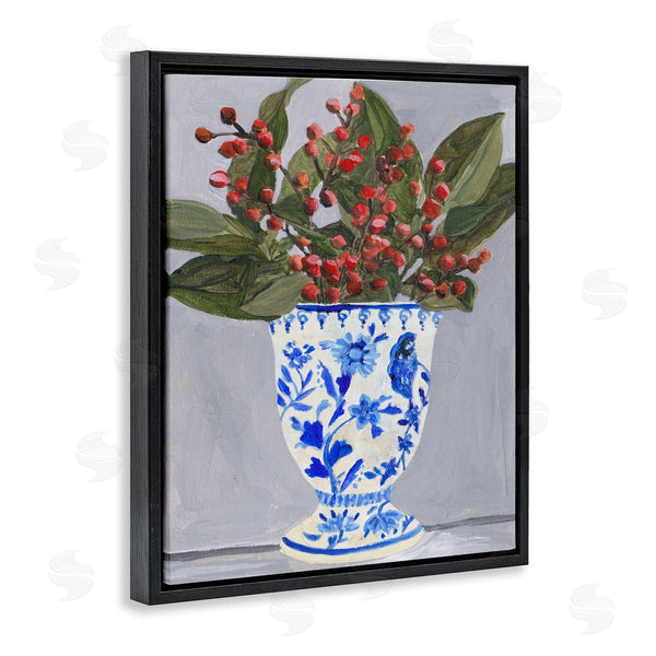 Stupell Industries Melissa Wang | Winter Heirloom Vase Wall Art