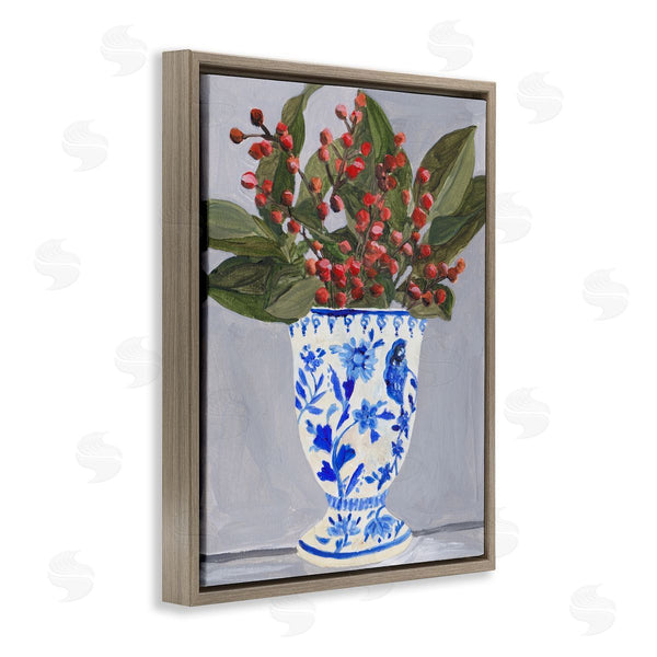 Stupell Industries Melissa Wang | Winter Heirloom Vase Wall Art