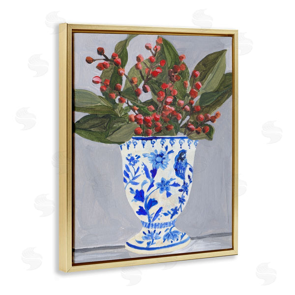 Stupell Industries Melissa Wang | Winter Heirloom Vase Wall Art