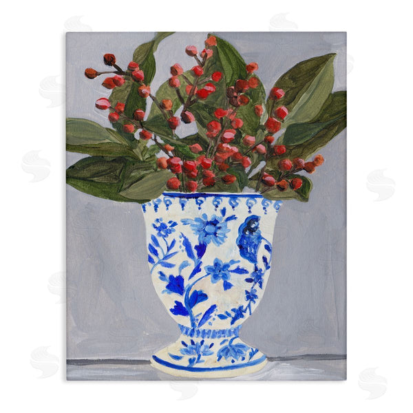stupell industries Melissa Wang | Winter Heirloom Vase Wall Art