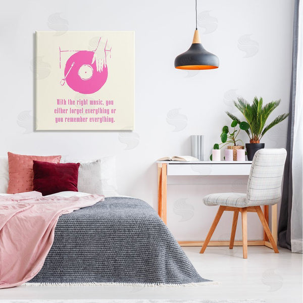 Stupell Industries Melissa Wang | With The Right Music DJ Turntable Wall Art