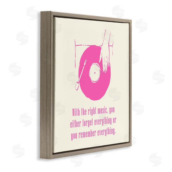 Stupell Industries Melissa Wang | With The Right Music DJ Turntable Wall Art